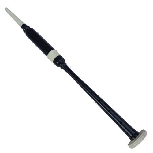 Dudelsack Übung Chanter + Schilf & Hartschalenkoffer - Schwarz, Natur, Silber - Bild 2 von 6