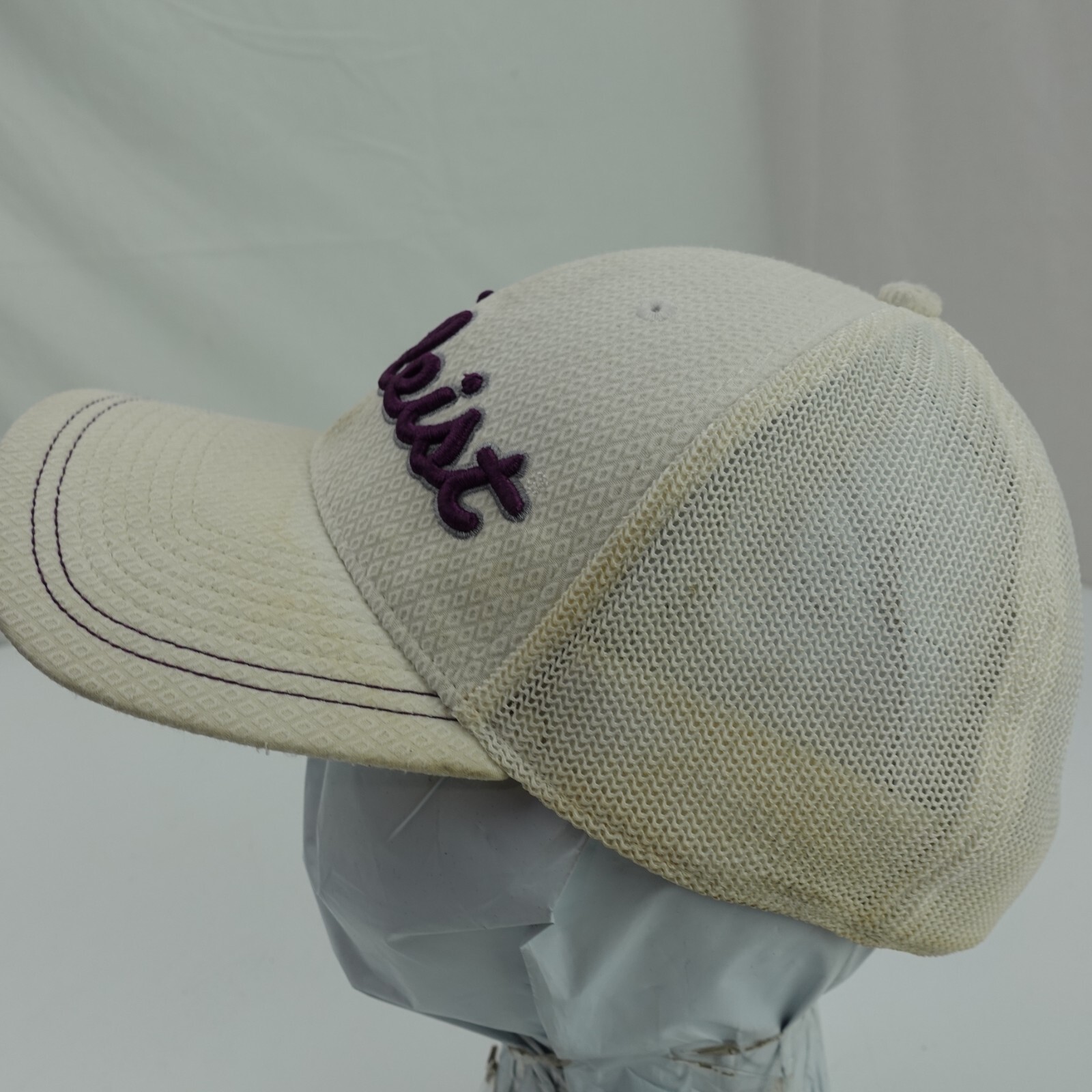 Titleist White Purple Ball Cap Hat Fitted L/XL Baseball eBay