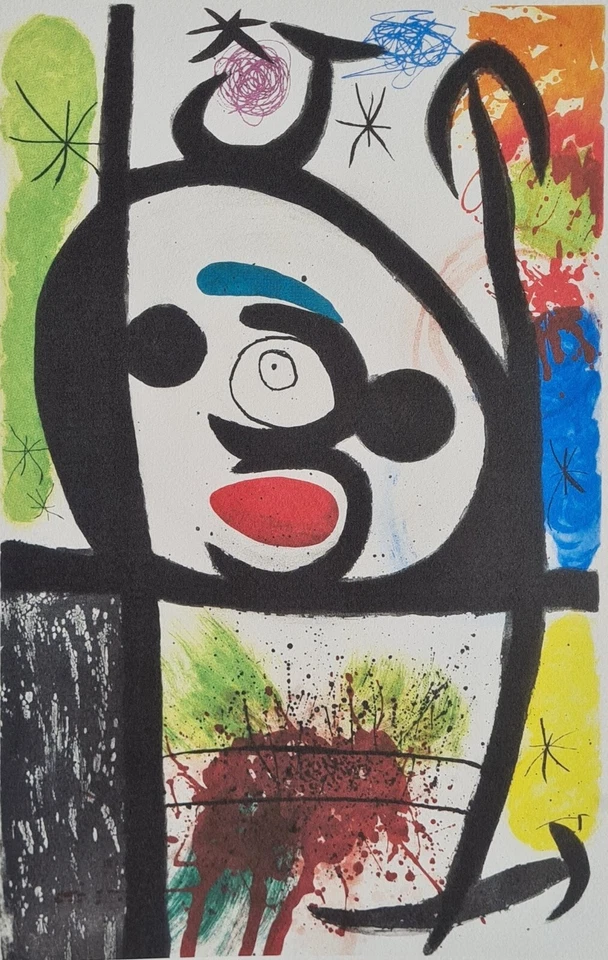 JOAN MIRO * The spinning... * 50 x 40 cm * signed lithograph * limited # xx/200 - Bild 2 von 4