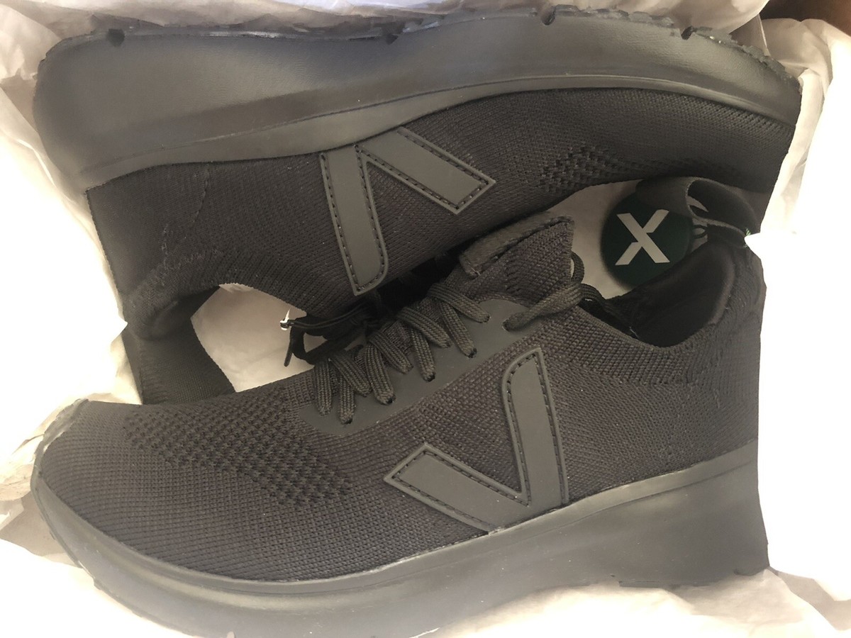 Veja Rick Owens Runner Style V-Knit Full Black Shoes Size