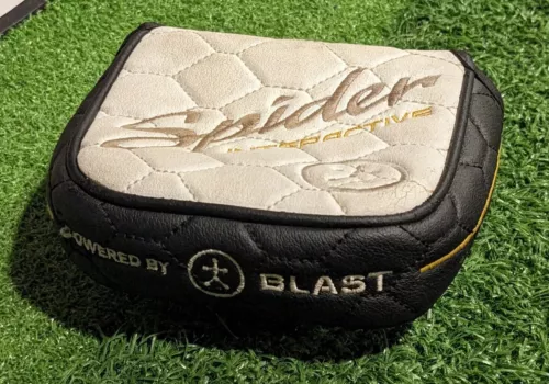TaylorMade Spider Interactive Putter Headcover Mallet White: Powered By Blast