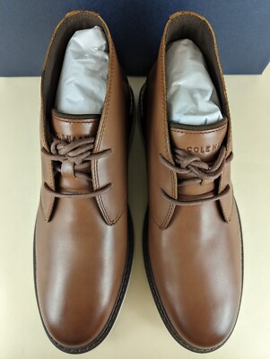 Cole Haan Go To Lace Chukka Boots Mens 7.5 M Brown Leather Ankle Top Shoes NWB Cole Haan Go To Lace Chukka Boots Mens 7.5 M Brown Leather  main image 4