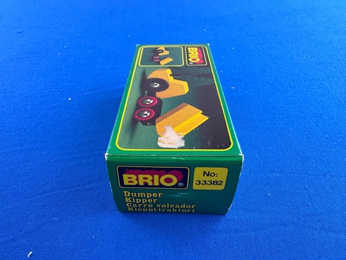 Brio Dumper mit randlosen Rädern #33385 (1984) / Holzeisenbahn RAR! Neu im Karton - Bild 5 von 9