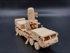 3D printed US Army Mobile land-based Phalanx Weapon System 1/72 Tank Kit Model