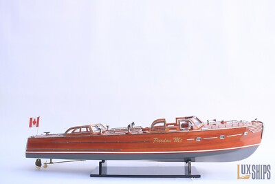 PARDON ME BOAT 1948 Ship Model, Wooden Model Ship is for Sale