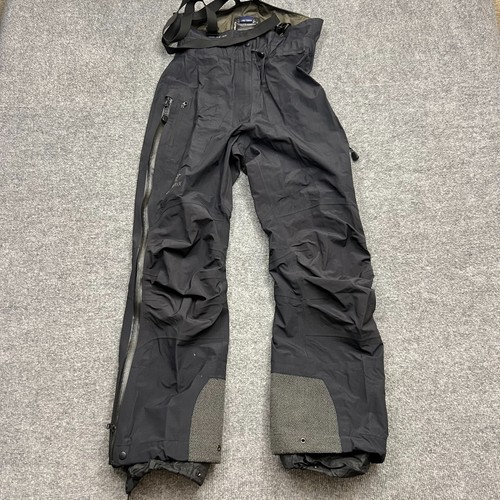 Vintage Arcteryx Ski Overall Bibs Womens Small Petite Black Gore-Tex XCR Pockets - Picture 3 of 15