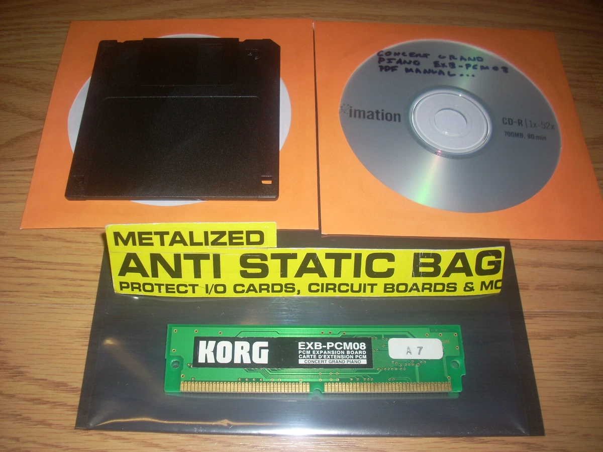 KORG EXB-PCM08 pcm 08 Concert Grand Piano for Triton Karma ALERT COMPLETE SET
