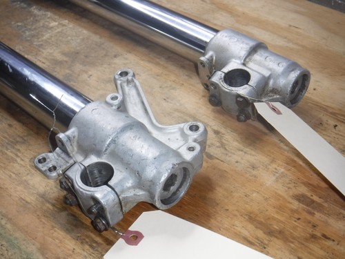 1995 Kx125 (B) Kawasaki Front Forks Suspension Upper Lower Legs - Picture 4 of 6