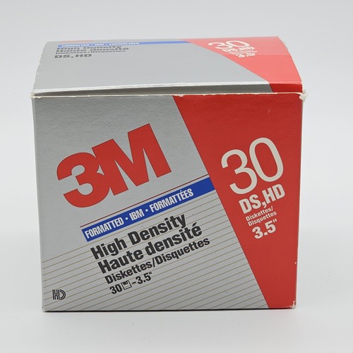 3M Floppy Diskettes 3.5" DS HD Double Sided High Density - 26 Count - New & Used - Afbeelding 11 van 20