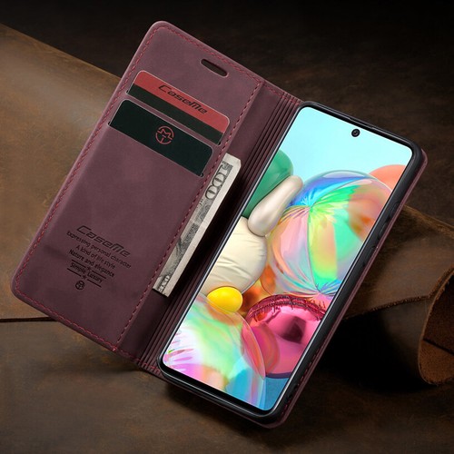 For Samsung A10/A20/A20e/A30/A40/A50/A70 Leather Case Magnetic Flip Wallet Cover - Zdjęcie 24 z 25