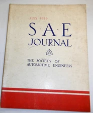 S.A.E  Journal   Society Of Automobile Engineers  July 1936  Vol.39   100614lm-e