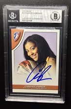 Candace Parker/ Tina Thompson Duel Autograph 2010 Rittenhouse BAS SIGNED AUTO