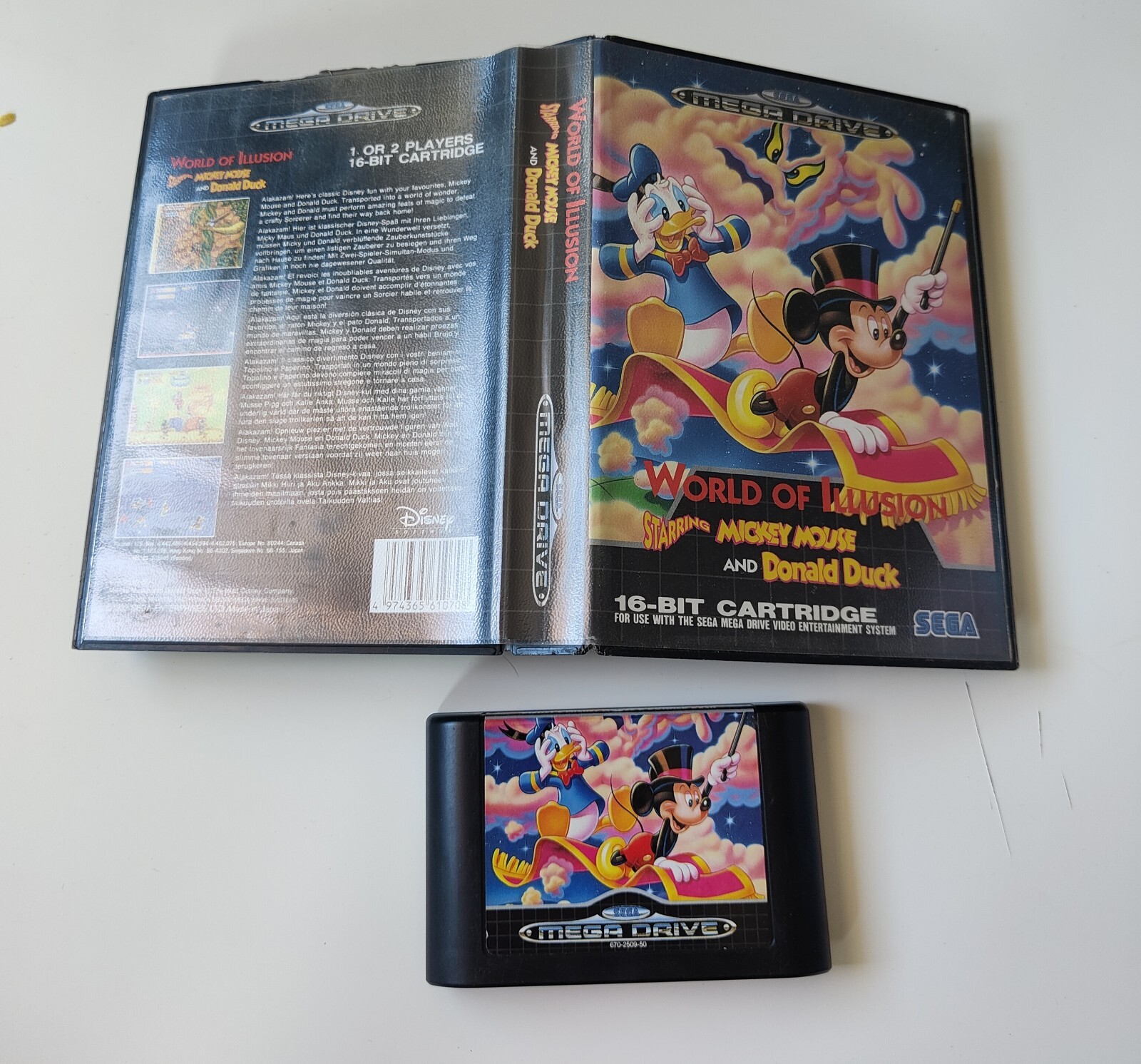 World of Illusion Starring Mickey Mouse and Donald Duck (SEGA Mega Drive, 1992)