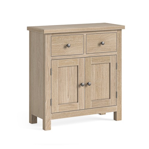 oaklife small sideboard, small cupboard, white washed sideboard, small unit, new - Picture 3 of 24