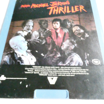 Making Michael Jacksons Thriller CED Disc Vestron Video for sale