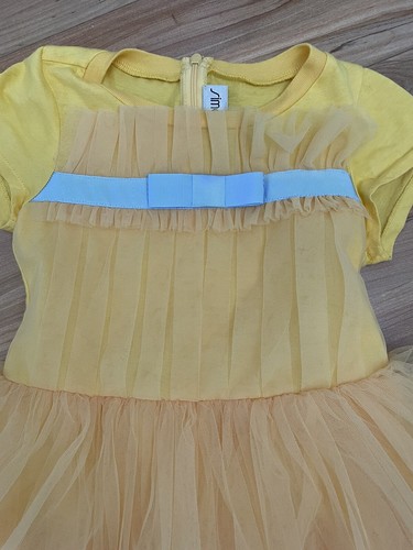Abito Simonetta ragazza, colore giallo, taglia 6 anni, usato, £150 - Foto 2 di 4