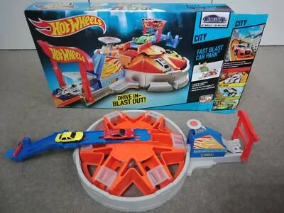 hot wheels fast blast car park