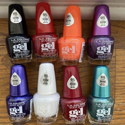 L A Colors Color Craze Gel Like Shine Nail Polish - No UV Needed
