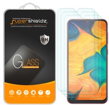 3-Pack Supershieldz Tempered Glass Screen Protector for Samsung Galaxy A30