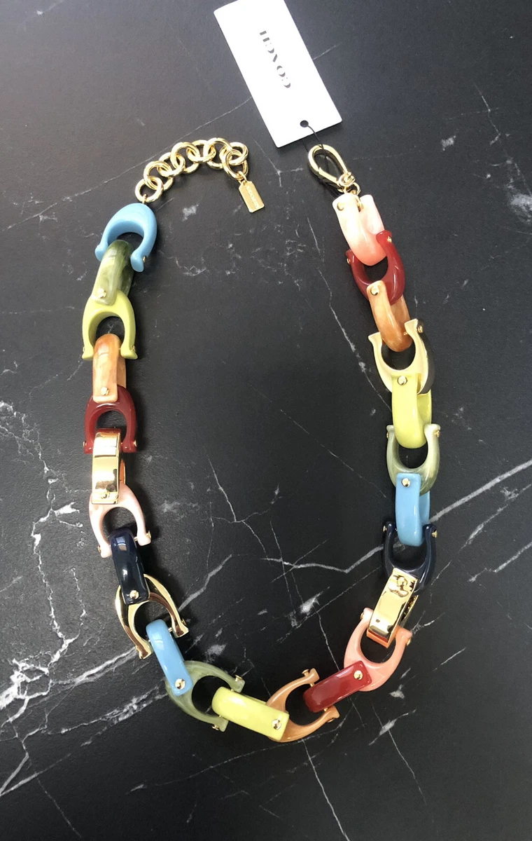 Louis Vuitton Signature Chain Necklace Multi in Metal with  Gold/Silver/Rainbow-tone - US