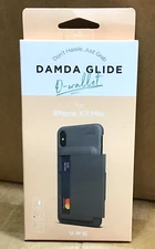 VRS Damda Glide iPhone XS Max Design Wallet Case Steel Silver