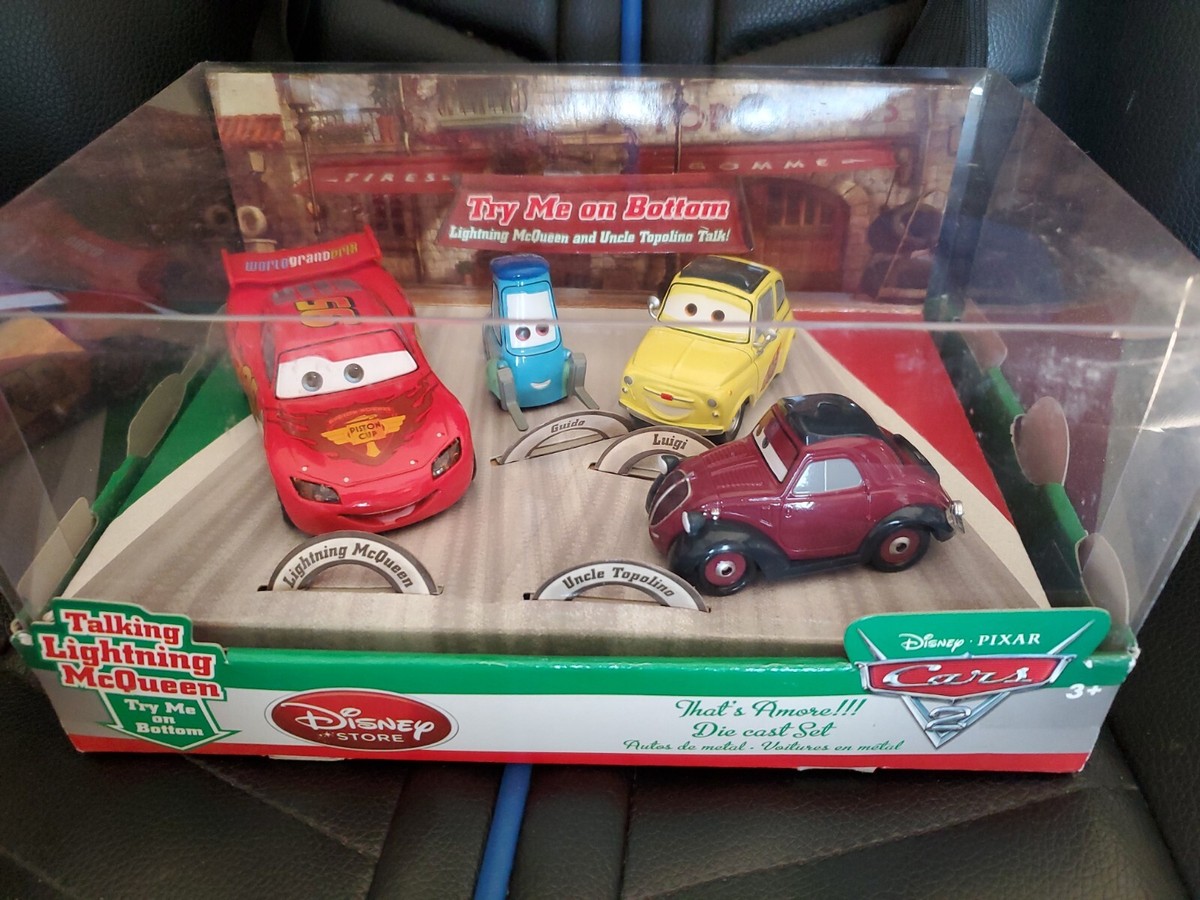 Disney Pixar Cars Disney Store talking 4pk That's