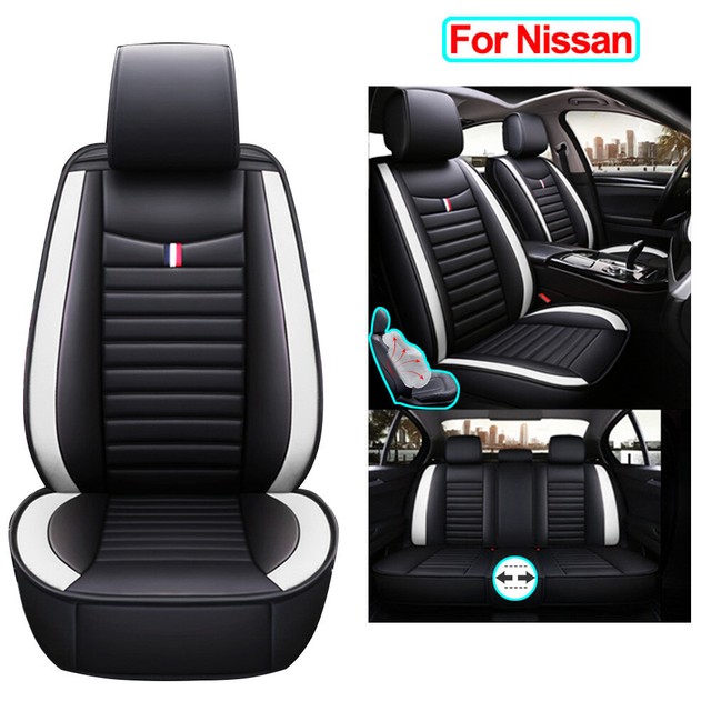 Full Set Car Seat Covers PU Leather Accessories Fit for Nissan Rogue