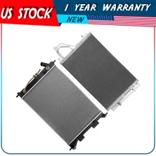 Radiator and AC Condenser Kit For 11-13 Hyundai Elantra 13-15 Hyundai Elantra GT