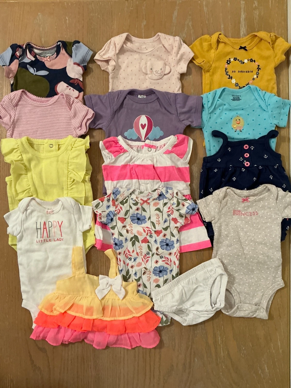 Carter's, Others Infant Girls Summer Clothing Lot of 14 Size Newborn