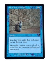 MTG Words of Wisdom Odyssey LP Light play Magic the Gathering Vintage