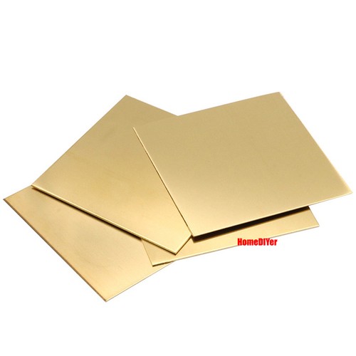 H62 Brass Sheets Metal Plates DIY Model Contruction Pads Mould Thick 0.3mm-6mm - Picture 16 of 16