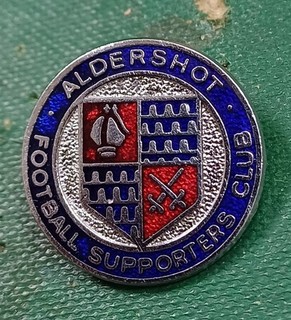 RARE England Aldershot FC Football Club Enamel Pin Badge