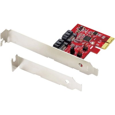 RENKFORCE RAID-Controllerkarte PCIe Karte SATA III SSD Festplatte Low-Profile