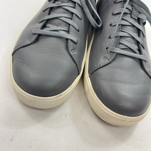 Olukai Lae'ahi Li Ili Casual Shoes Sneakers Men Size 12 M Gray Leather Lace Up - Picture 3 of 9