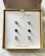 Vita Di Grazia Milano 925 Sterling Silver Stu...