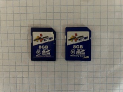 MAXFLASH ACTION CAM MEMORY CARD 8GB CLASS 10, Lot of 2