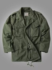 American M65 Military Men Jacket Replica US Army Vietnam Field Coat Windbreaker