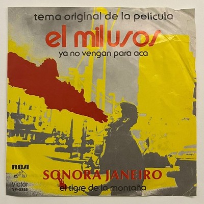 EL MIL USOS - SOUNDTRACK BY SONORA JANEIRO - 1983 MEXICAN 7'' SINGLE PS WEAR COVE