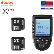 US Godox XPro-S 2.4G TTL HSS Wireless Flash Trigger 2 X1R-S Receiver For Sony
