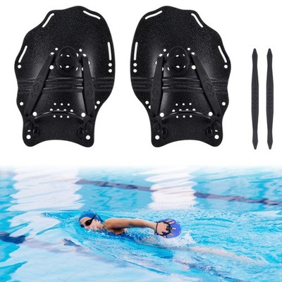 Adjustable Swim Paddles for Training, Lap Swimming, Adults & Juniors