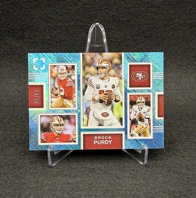 2025 Panini Photogenic Brock Purdy 49ers Scrapbook Teal /35 #20 NFL Card