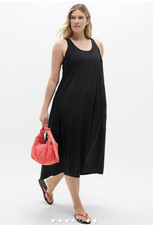 Athleta Presidio Traveler Maxi Dress; Size XL; black; NWT; perfect for travel