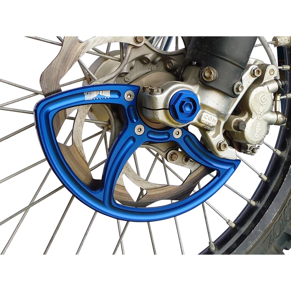 Protector de disco delantero 7602 Racing azul para Husqvarna FX 350 2017-2023 Foto 2 de 4
