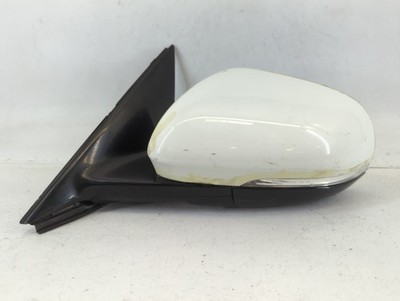 2010-2015 Jaguar Xf Driver Left Side View Power Door Mirror White JCY99