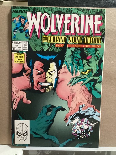 WOLVERINE #10 11 12 MARVEL 1989 SABRETOOTH SILVER FOX SIENKIEWICZ - Picture 4 of 10