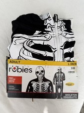 Rubies Adult Costume  Skeleton Size L 36/38 Hooded Jumpsuit Walmart Exclusive