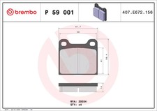 Plaquette de frein Triumph HERALD