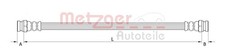 METZGER AUTOTEILE Bremsschlauch 4110320 für OPEL CORSA S07 X15 L08 L68 LPG CDTI