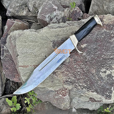 Custom 18 Inch Mirror Polished Stainless Steel Blade Bowie Knife