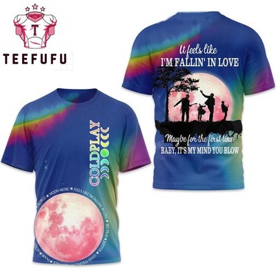 Coldplay It Feels Like I m Fallin  In Love Maybe For The First Time 3D Shirt